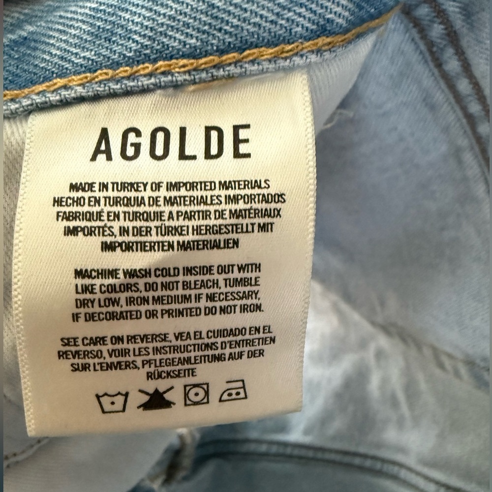 AGOLDE Parker Vintage Cut Off Short in Swapmeet • 27 - Picture 9 of 10